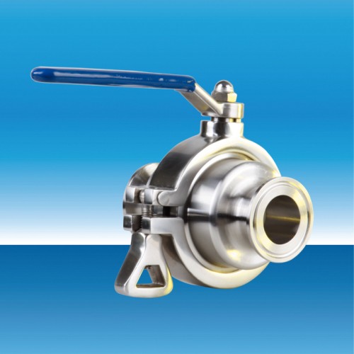 Sanitary ball valve